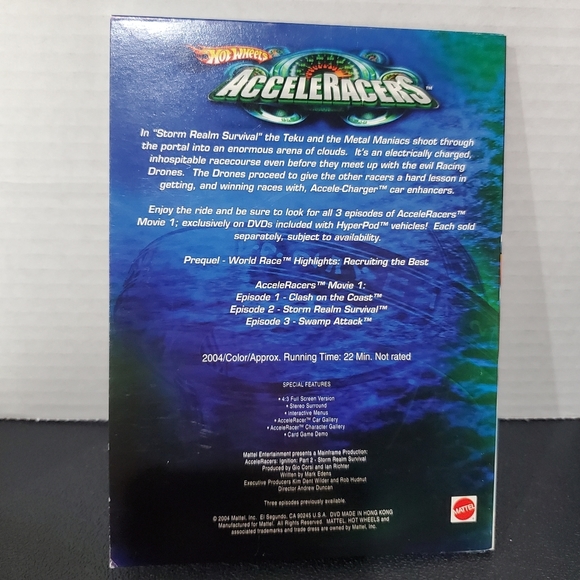 HOT WHEELS ** ACCELERATORS DISC DVD ** RARE RACING MOVIES ** L👀K - Picture 4 of 12